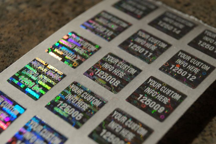 Etiquetas holográficas